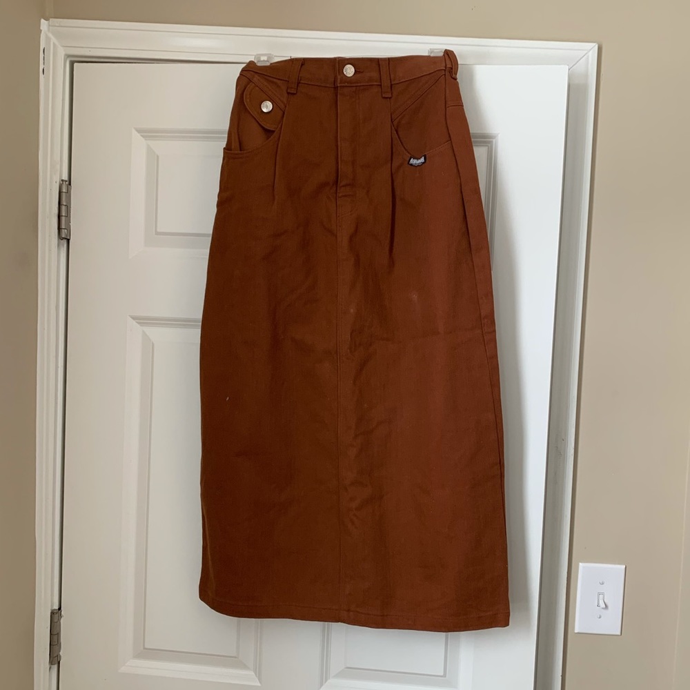 Roughrider vintage/ Western style denim skirt